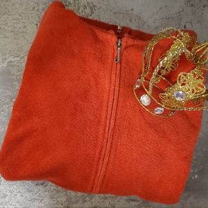 Juicy Couture Coral Orange Terry Cloth Jacket (S) * Vintage*